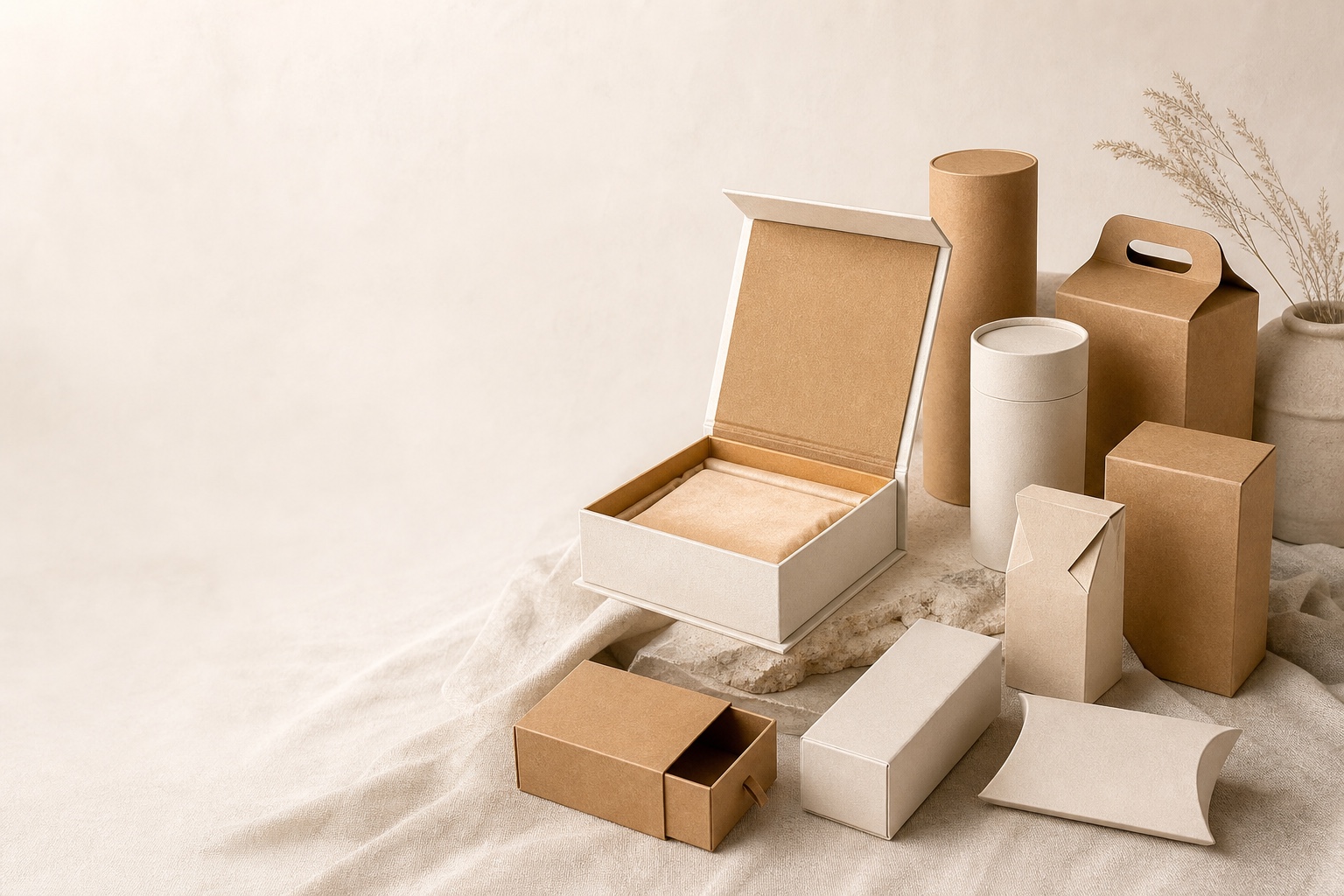 Paper and carton cosmetic packaging collection — Vella packaging supplier